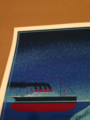 Iceberg Right Ahead - Tim Anderson 2013 Titanic poster print Art Movie boat ship