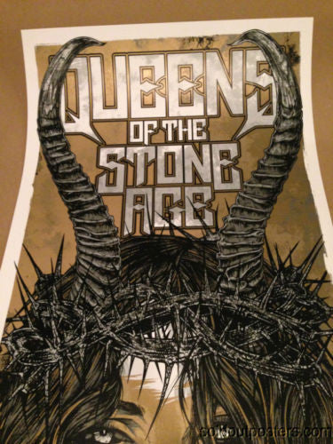 Queens of the Stone Age - 2014 Rhys Cooper poster NIN QOTSA Adelaide Center