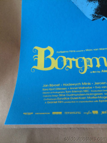 Borgman - 2014 Jay Shaw poster MONDO hand numbered movie cinema