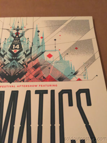 Chromatics  - Delicious Design poster print Chicago, IL Lincoln Hall Pitchfork