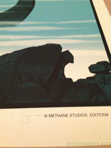 Dave Matthews Band - 2013 Methane poster print X/585 S/N Tahoe Nessy DMB