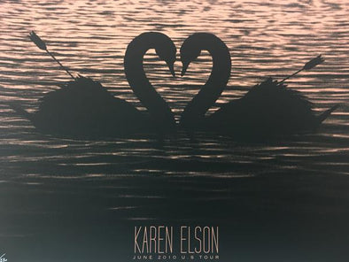 Karen Elson - 2010 Todd Slater Poster June U.S Tour