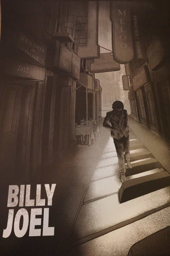 Billy Joel - 2015 James Flames Poster AP edition