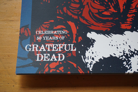Fare Thee Well - 2015 Jimmy Bryant Grateful Dead poster print Chicago, IL