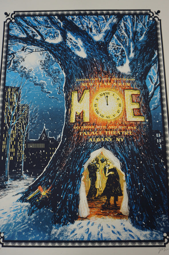 moe. - 2014 Zeb Love screen printed poster AP edition