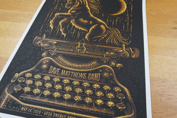 Dave Matthews Band - 2015 Todd Slater DMB Dallas poster