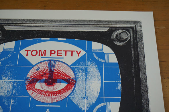 Tom Petty - 2014 Print Mafia poster Philadelphia, PA Wells Fargo Center