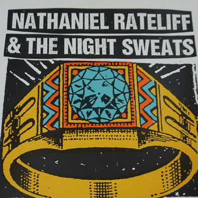 Nathaniel Rateliff & The Night Sweats - 2015 Print Mafia poster Austin, TX