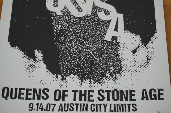 Queens of the Stone Age - 2007 Print Mafia poster Austin TX ACL