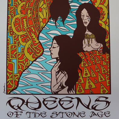 Queens of the Stone Age - 2011 Jermaine Rogers poster Chicago