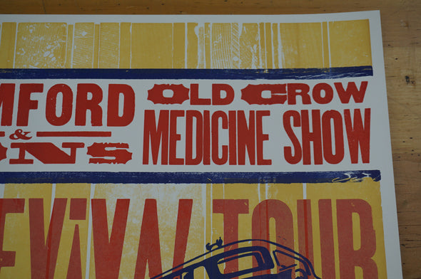 Railroad Revival Tour - 2011 Hatch Show Print Company poster