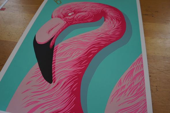 Flamingo Queen - 2016 Andrew Ghrist poster Galerie F