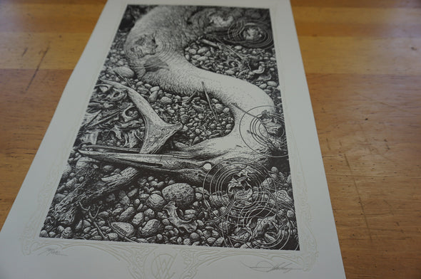 Black Lake - Aaron Horkey poster print Studio on Fire The VACVVM 2 signed #'d