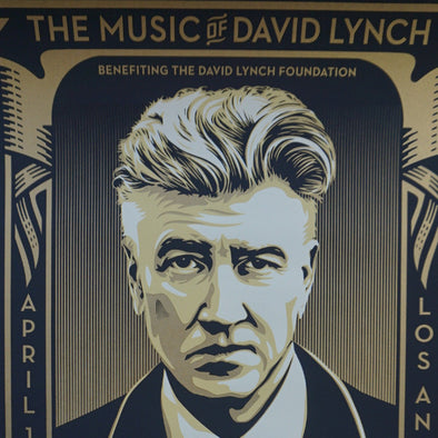 The Music of David Lynch - 2015 Shepard Fairey poster Twin Peaks