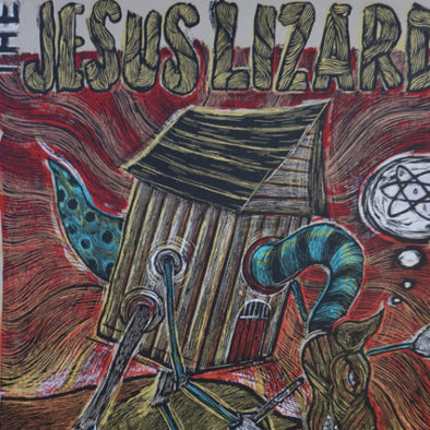 Jesus Lizard - 2009 Dan Grzeca poster Chicago, IL Union Park