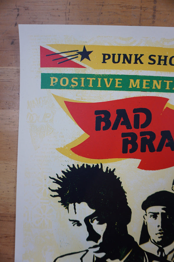 Bad Brains - 2016 Shepard Fairey poster Obey Giant Punk Rock