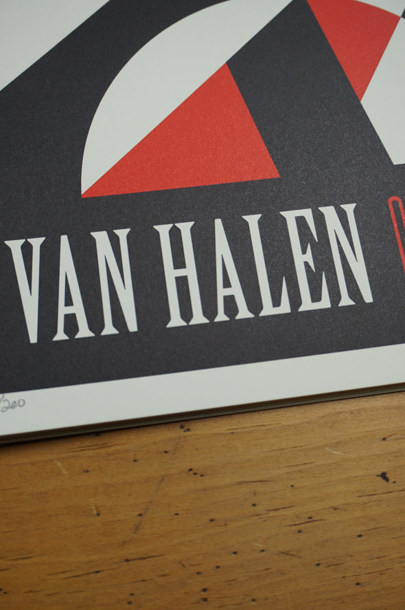 Van Halen - 2015 Kii Arens poster Los Angeles, Hollywood Bowl