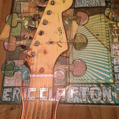 Eric Clapton - 2008 Ron Donovan Firehouse poster US/Europe Tour North America