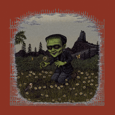 Frankenstein - 2017 Marq Spusta poster Universal Monsters Red