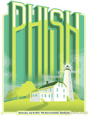 Phish - 2013 Mike Davis/Burlesque poster print from Holmdel, NJ show