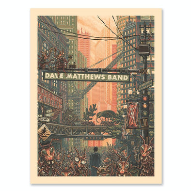 Dave Matthews Band Ants Marching - 2021 Luke Martin poster 1st ed