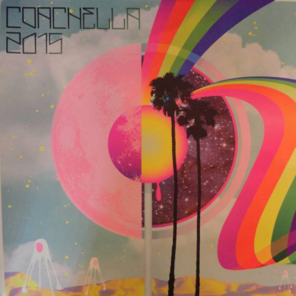 Coachella - 2015 Kii Arens Poster Indio California AP