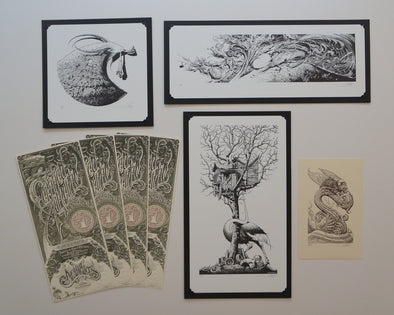 Retrospective Letterpress Series - 2010 Aaron Horkey print set Suite 01