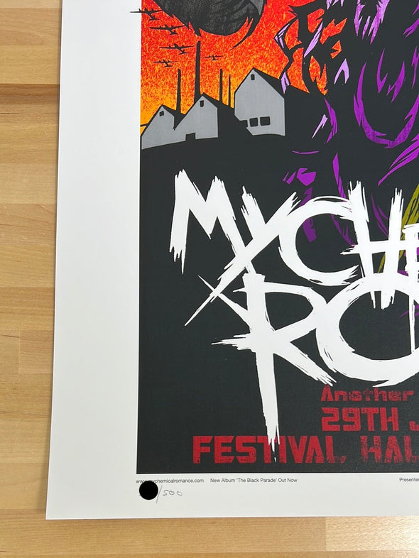 My Chemical Romance - 2007 Rhys Cooper poster Melbourne, AUS
