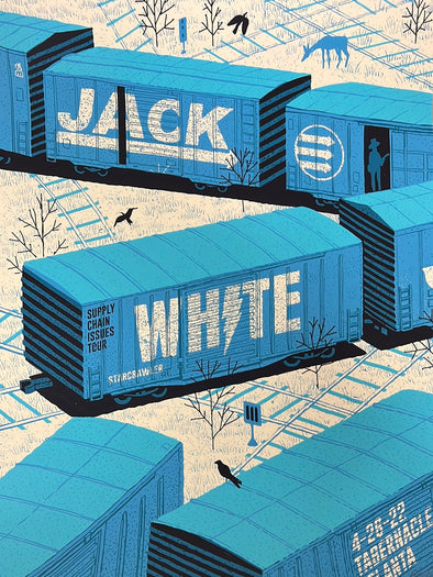 Jack White - 2022 Methane Studios poster Atlanta, GA N1