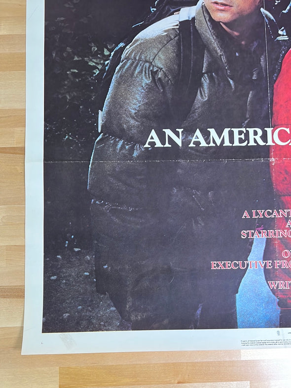 An American Werewolf in London - 1981 one sheet movie poster original vintage 27x41
