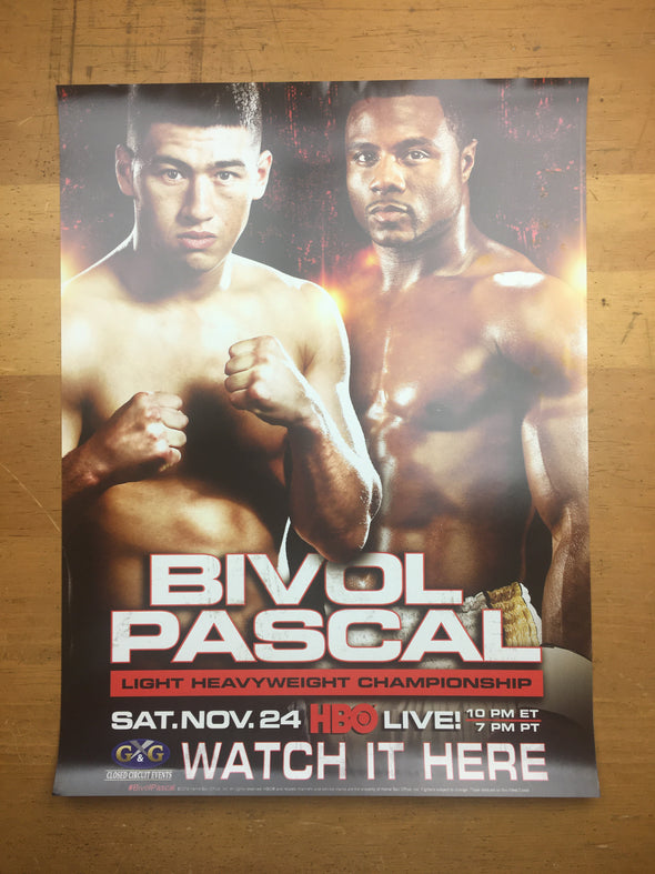 Boxing - 2018 Poster Bivol vs Pascal