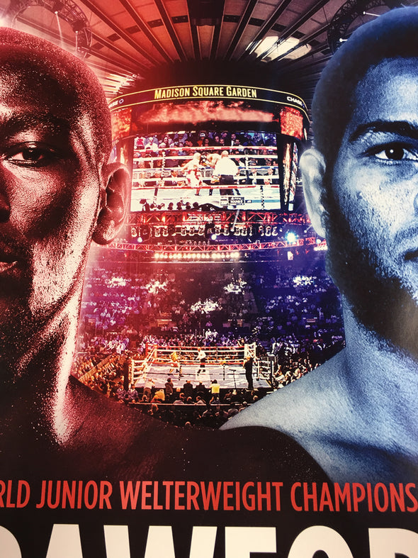 Boxing - 2017 Crawford vs Diaz World Junior Welterweight Championship Poster