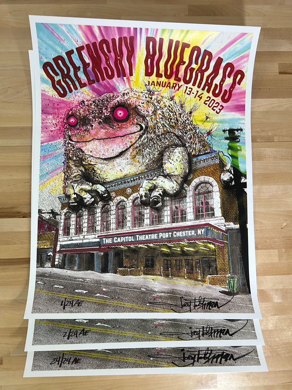 Greensky Bluegrass - 2023 Joey Feldman poster Port Chester, NY