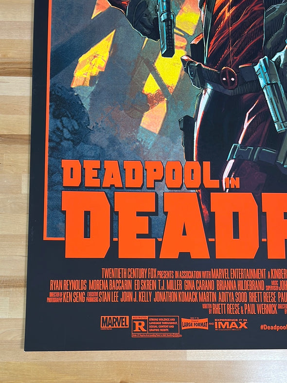 Deadpool - 2016 Rob Liefeld poster movie print