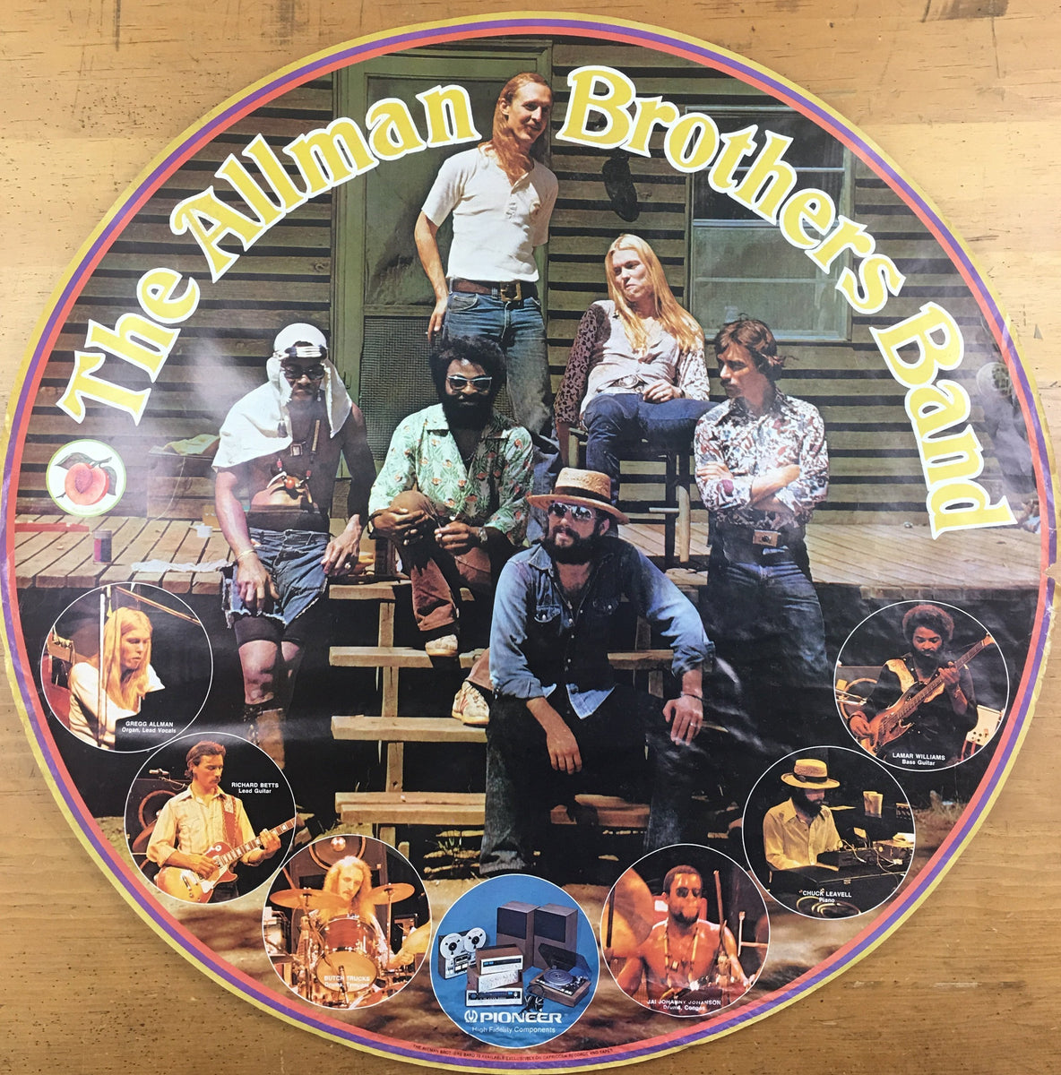 The Allman Brothers Band - 1973 Poster vintage rock and roll