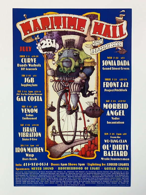 MHP 48 July - 1998 poster Maritime Hall San Fran 1st