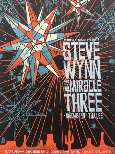 Steve Wynn - 2006 Methane Studios poster Atlanta, GA The Earl