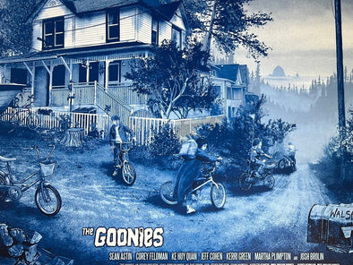 The Goonies - 2016 Kevin M Wilson poster movie print