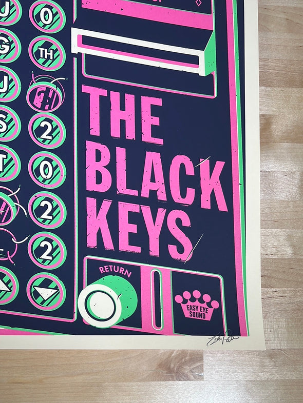 The Black Keys - 2022 Tyler Pate poster Charleston, SC