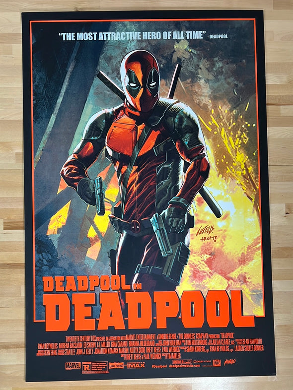 Deadpool - 2016 Rob Liefeld poster movie print