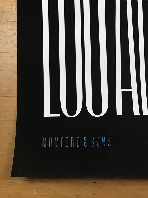 Mumford & Sons - 2015 poster Los Angeles The Roxy