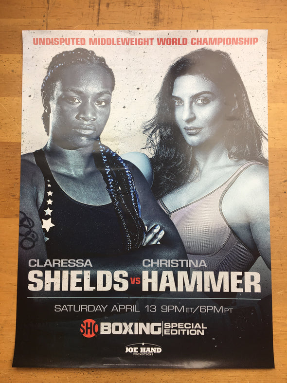 Boxing - 2019 Poster Shields vs Hammer