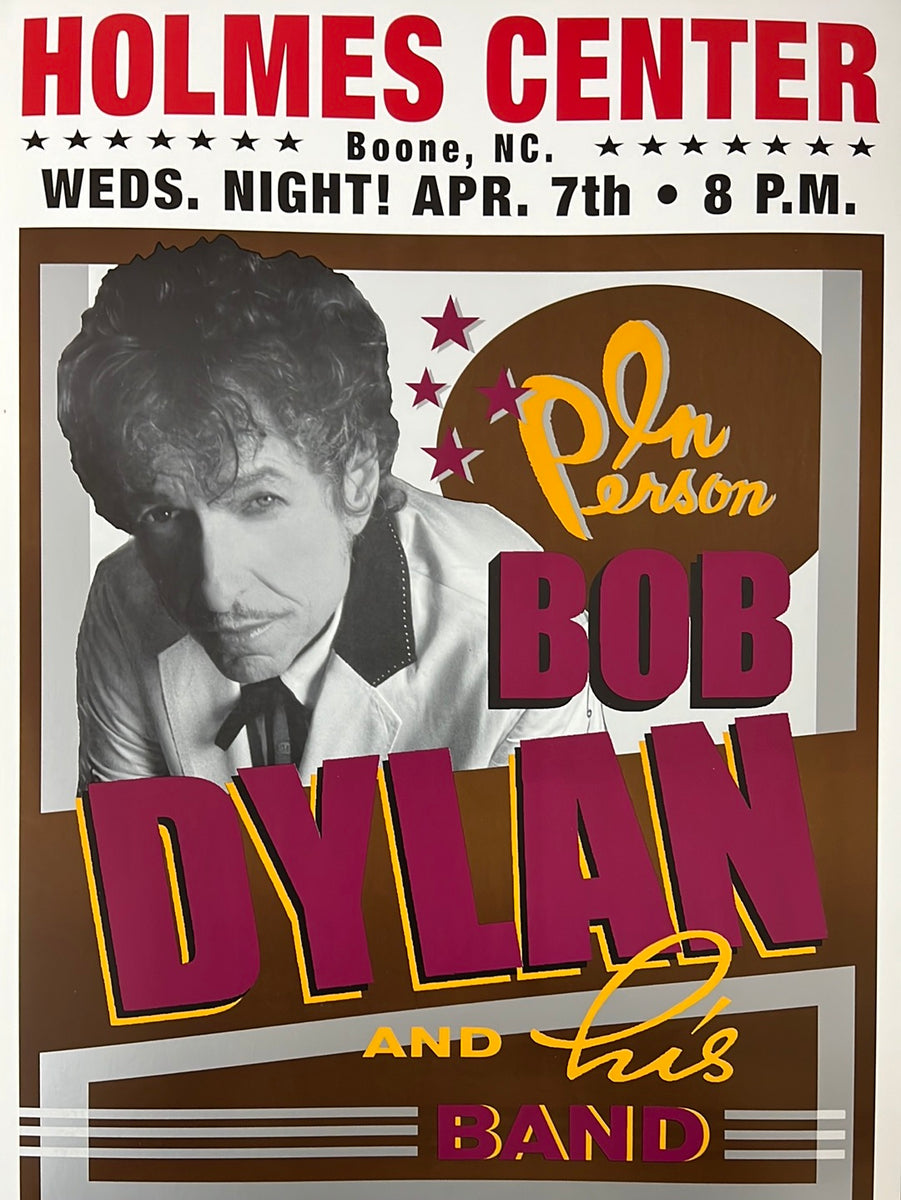 Bob Dylan - 2004 Geoff Gans poster Boone, NC – Sold Out Posters