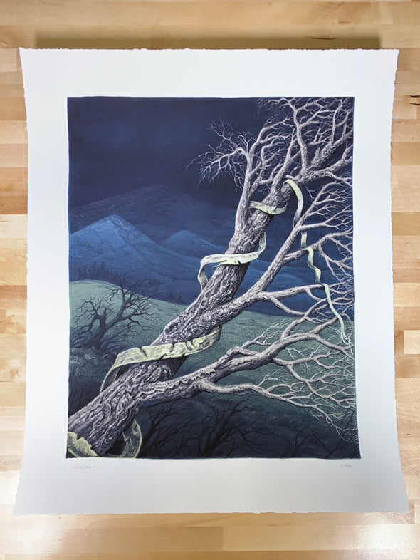 The Pantomime Tree - 2021 David Welker poster, art print 1st