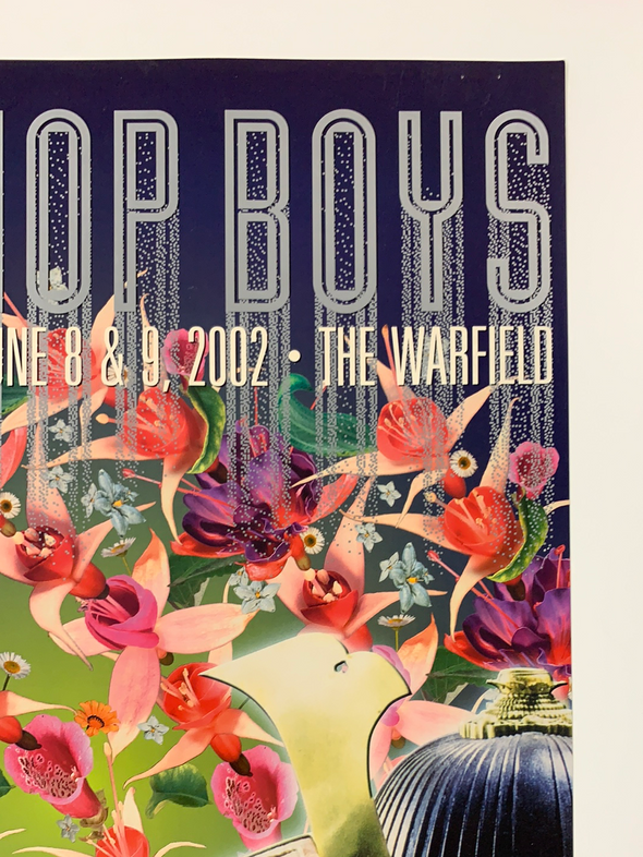 Pet Shop Boys - 2002 Frank Wiedemann poster The Warfield Theatre San Fran 1st