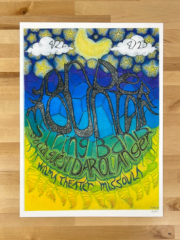 Yonder Mountain String Band - poster Wilma Theater Missoula, MT
