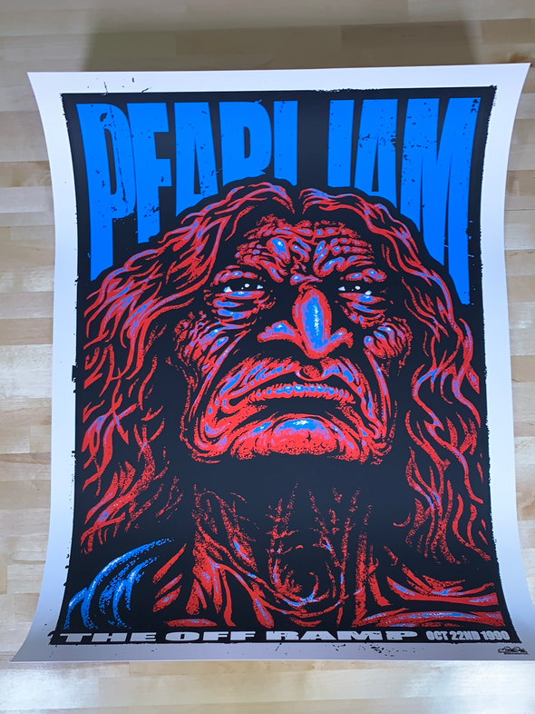 Pearl Jam - 2020 Ames Brothers streaming poster Seattle, WA Off Ramp