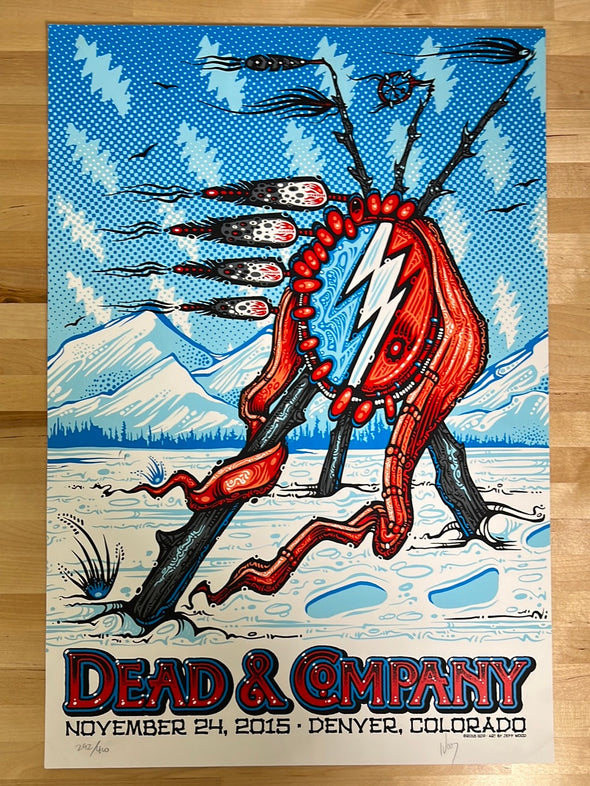 Dead & Company - 2015 Jeff Wood poster Denver, CO S/N