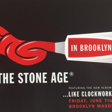 Queens of the Stone Age - 2013 Kii Arens poster Brooklyn New York QOTSA