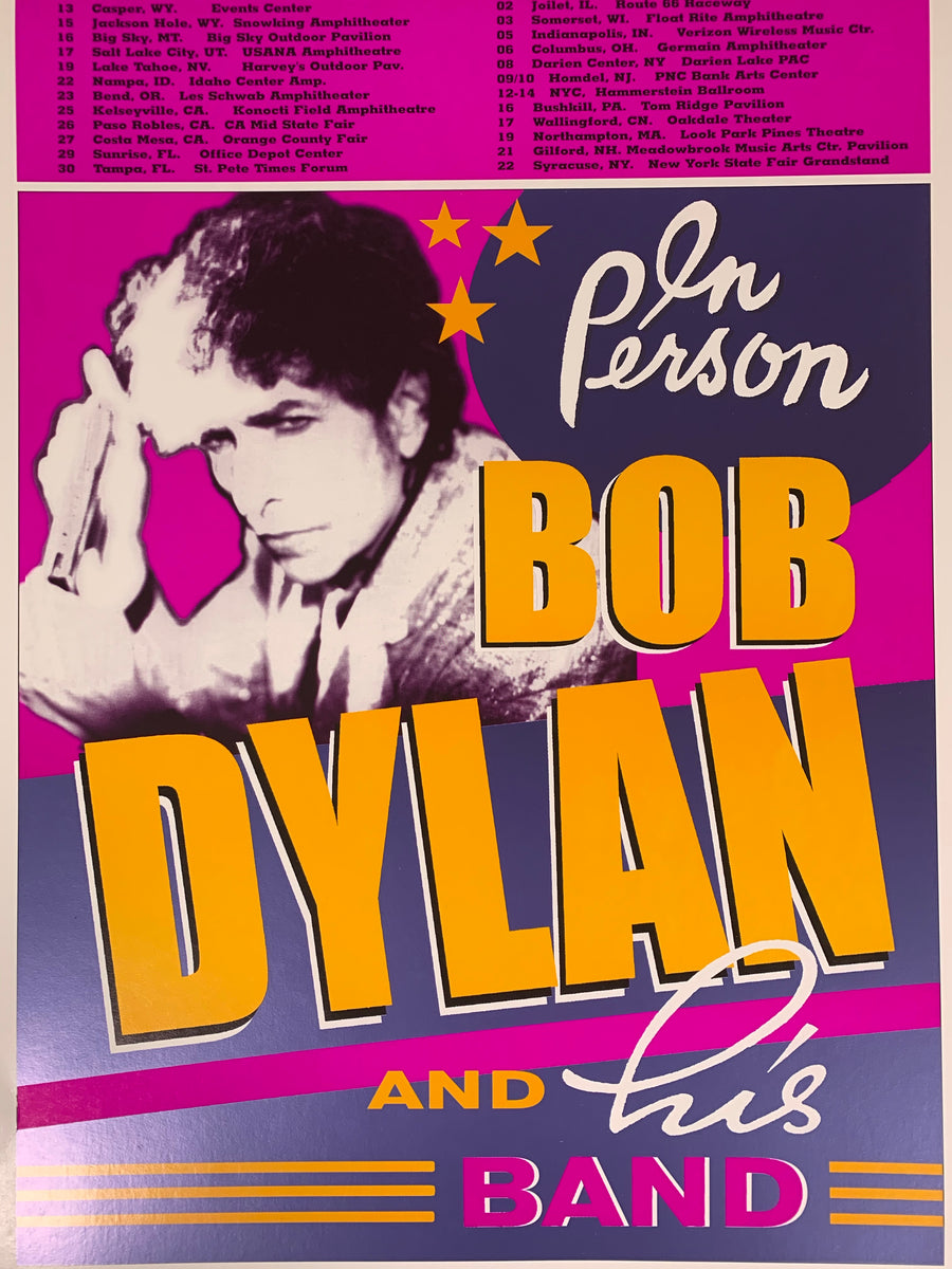 Bob Dylan - 2003 Geoff Gans Poster July August tour – Sold Out Posters